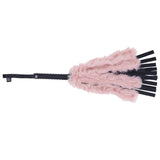 Brat Faux Fur Flogger - Pink/black