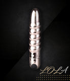 "Lola 10 Function Vibrating Twisty Bullet - Rose Gold MTMA331RG"