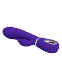 Prescott Super Soft Rabbit Silicone Vibrator - Purple