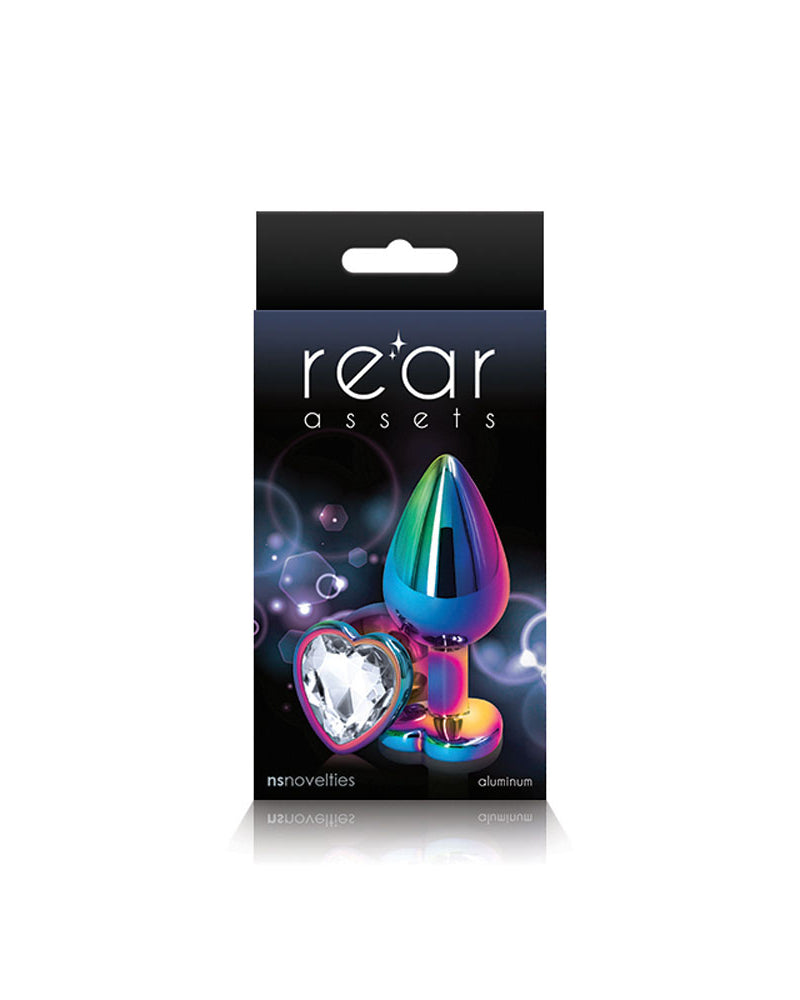 "Rear Assets - Multicolor Heart - Medium - Clear NSN0962-21"