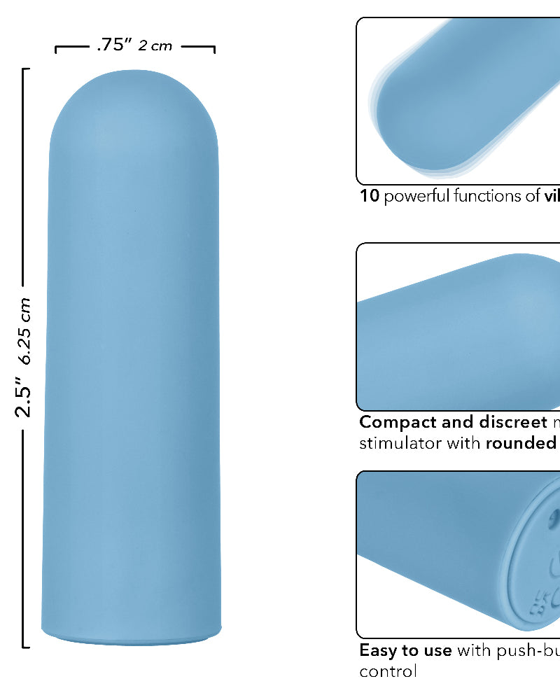 "Turbo Buzz Rounded Mini Bullet - Blue SE0061402"