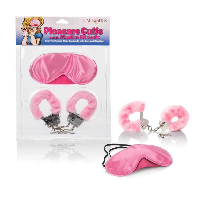 "Pleasure Cuffs With Satin Mask SE2742042"