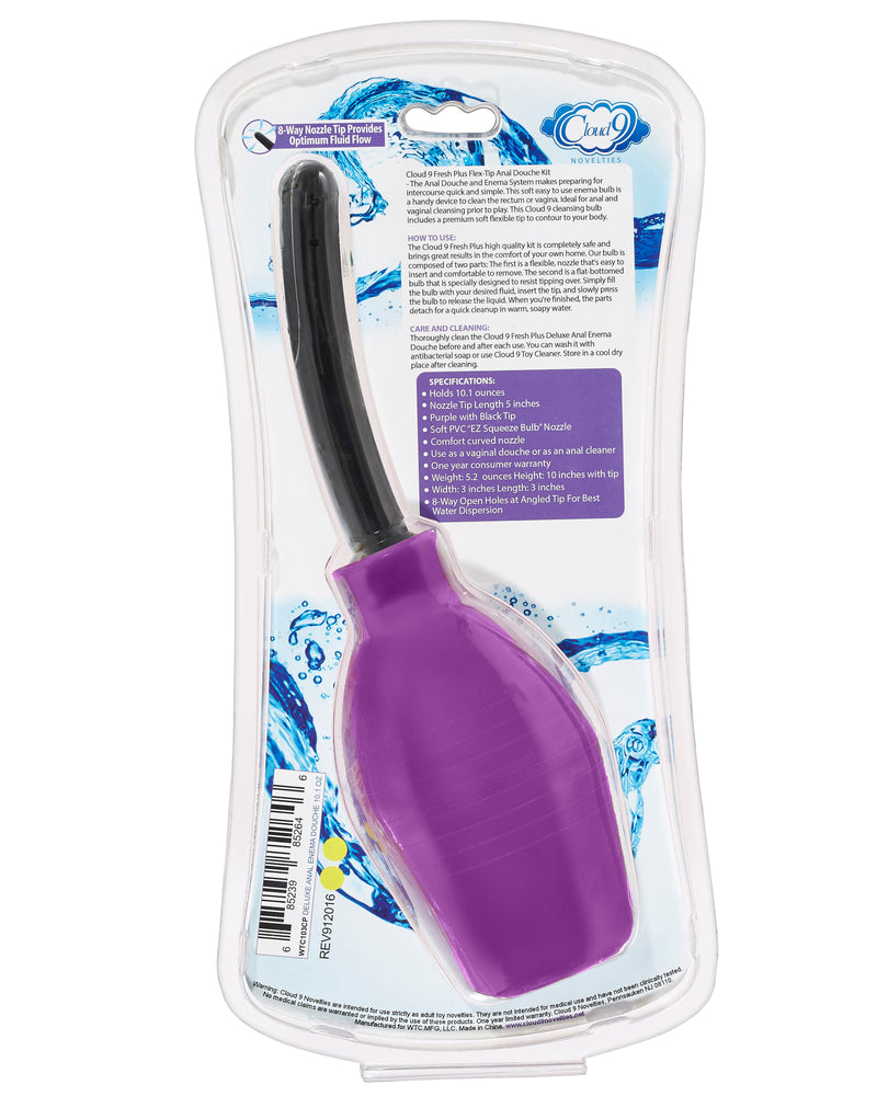 Fresh Plus Deluxe Enema Douche - 10.1 Oz Ez Squeeze Bulb