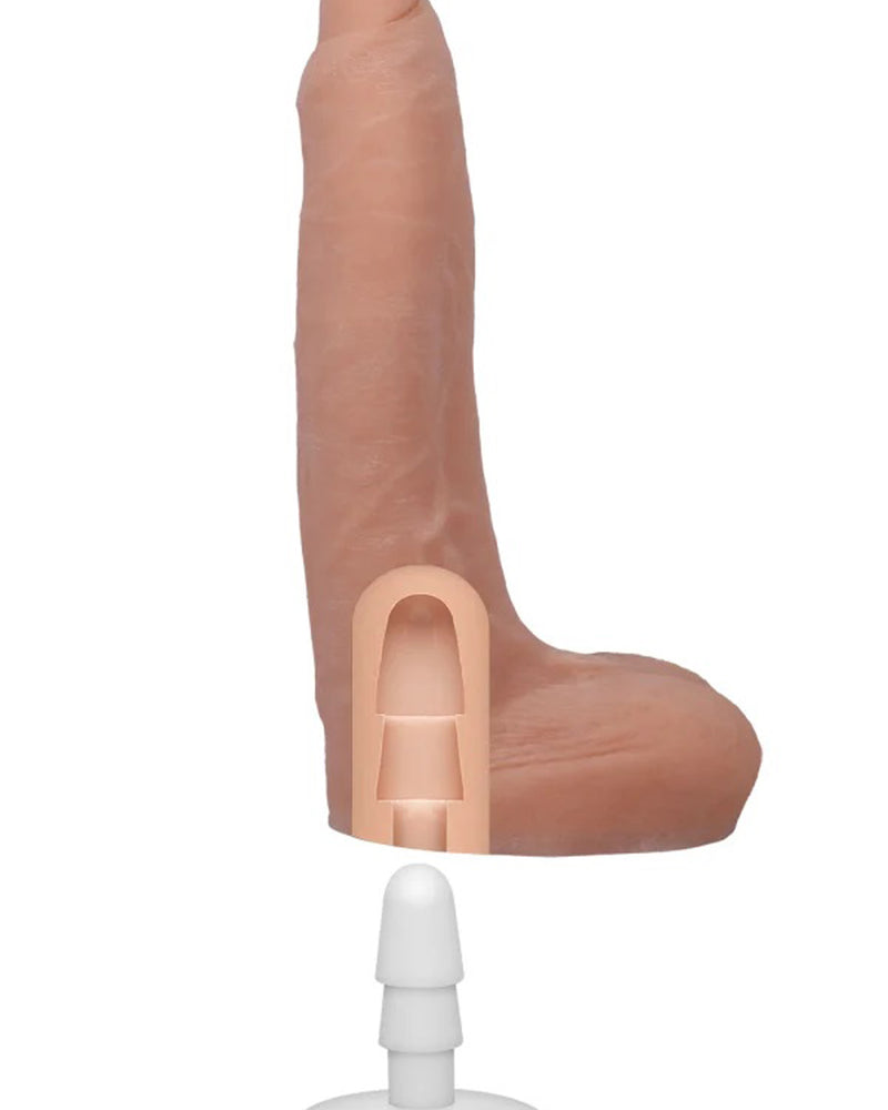 "Signature Cocks - Owen Gray - 9 Inch Ultraskyn Cock With Removable Vac-U-Lock Suction Cup - Skin Tone DJ8160-26-BX"