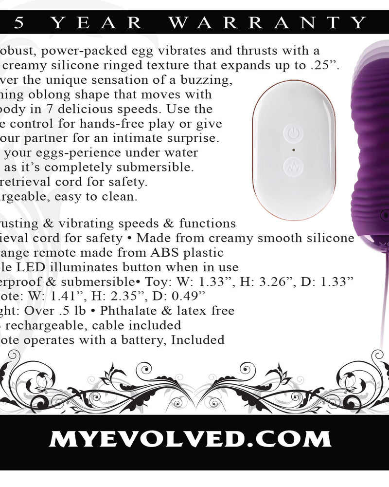 "Eager Egg - Plum EN-RS-1195-2"