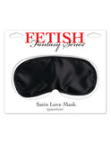 "Fetish Fantasy Series Satin Love Mask - Black PD3903-23"