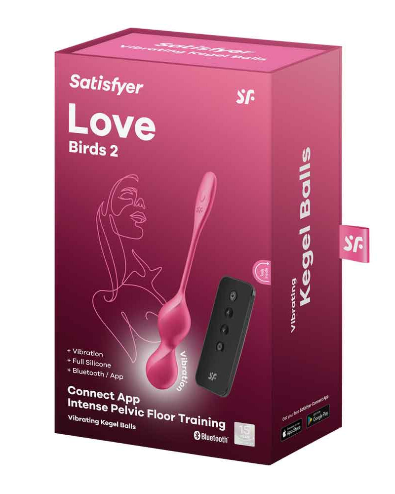 "Love Birds 2 Connect App - Hot Pink SAT-4002941"