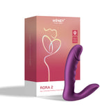 Rora - App Controlled Rotating G-Spot Vibrator and Clitoral Stimulator - Purple