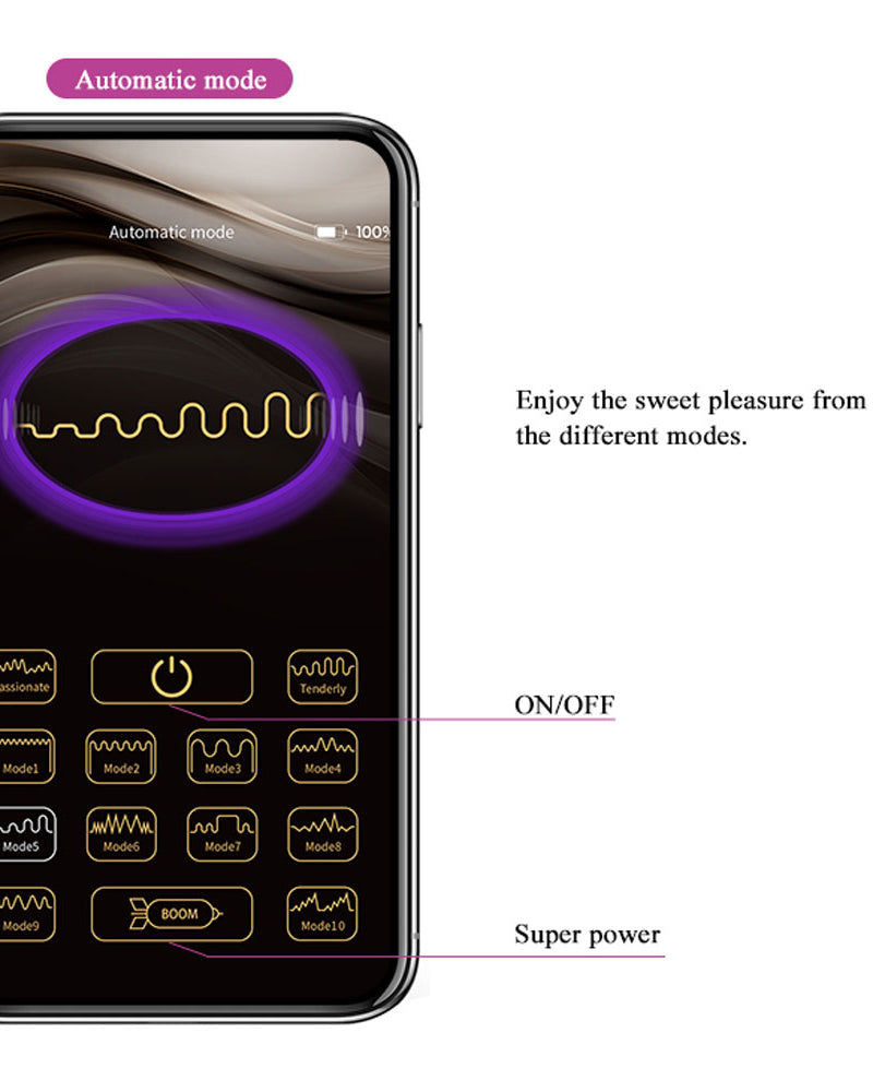 "Pretty Love Nymph Global Remote Control Series - Purple BI-014895HP"