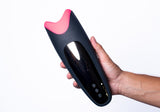 Piper USB Rechargeable Multi Function Masturbator With Suction - Black/pink