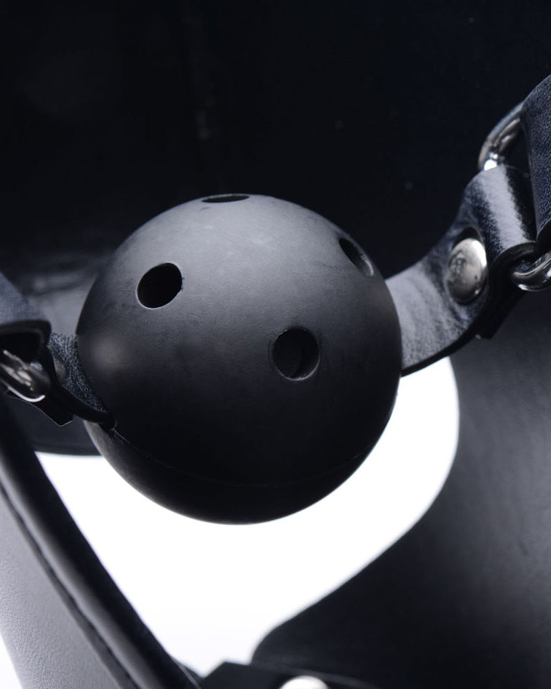 "Pup Puppy Play Hood and Breathable Ball Gag MS-AE766"