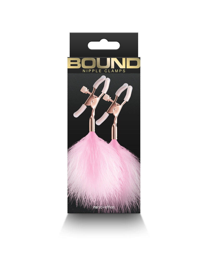 "Bound - Nipple Clamps - F1 - Pink NSN-1302-34"