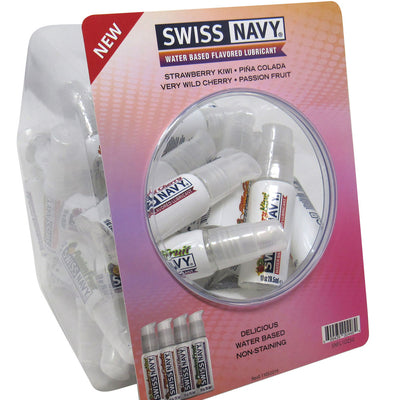 "Swiss Navy 4 Flavored 1oz 50ct Fishbowl MD-SNFL1OZ50"