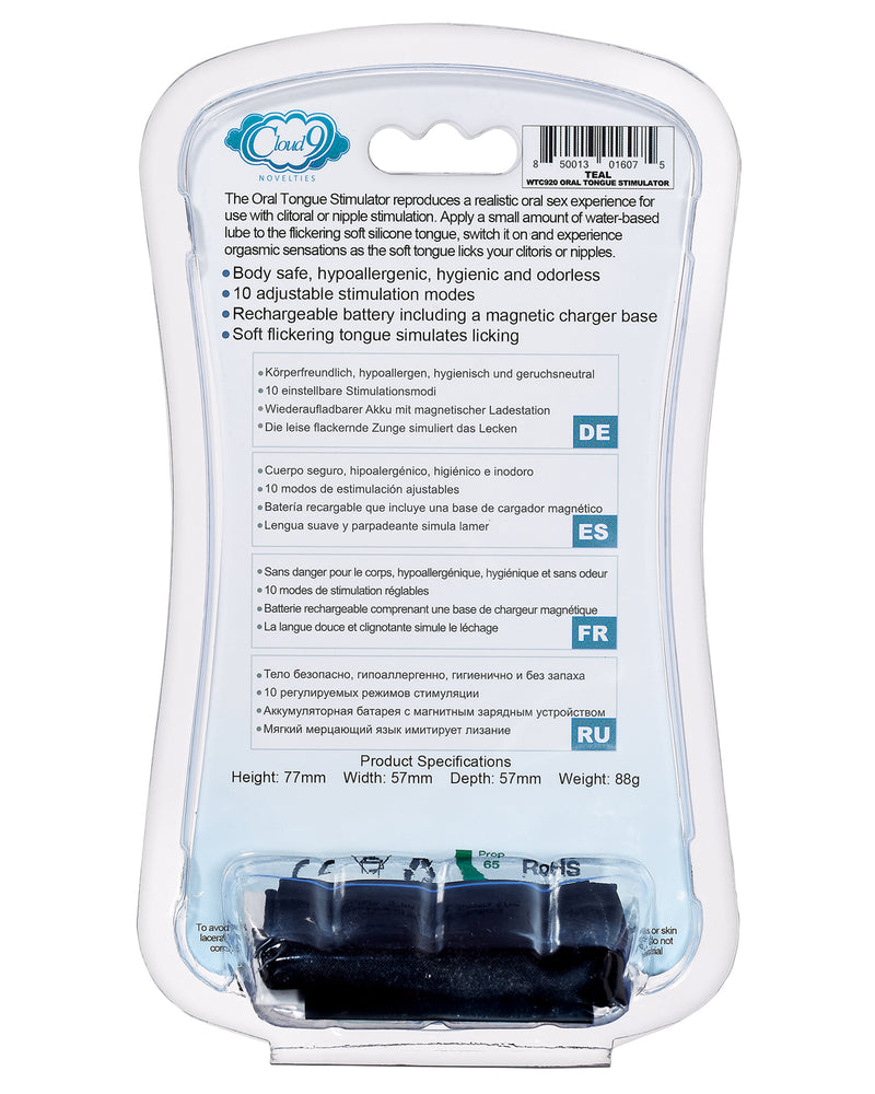 Health and Wellness Flutter Oral Tongue Stimulator Purple