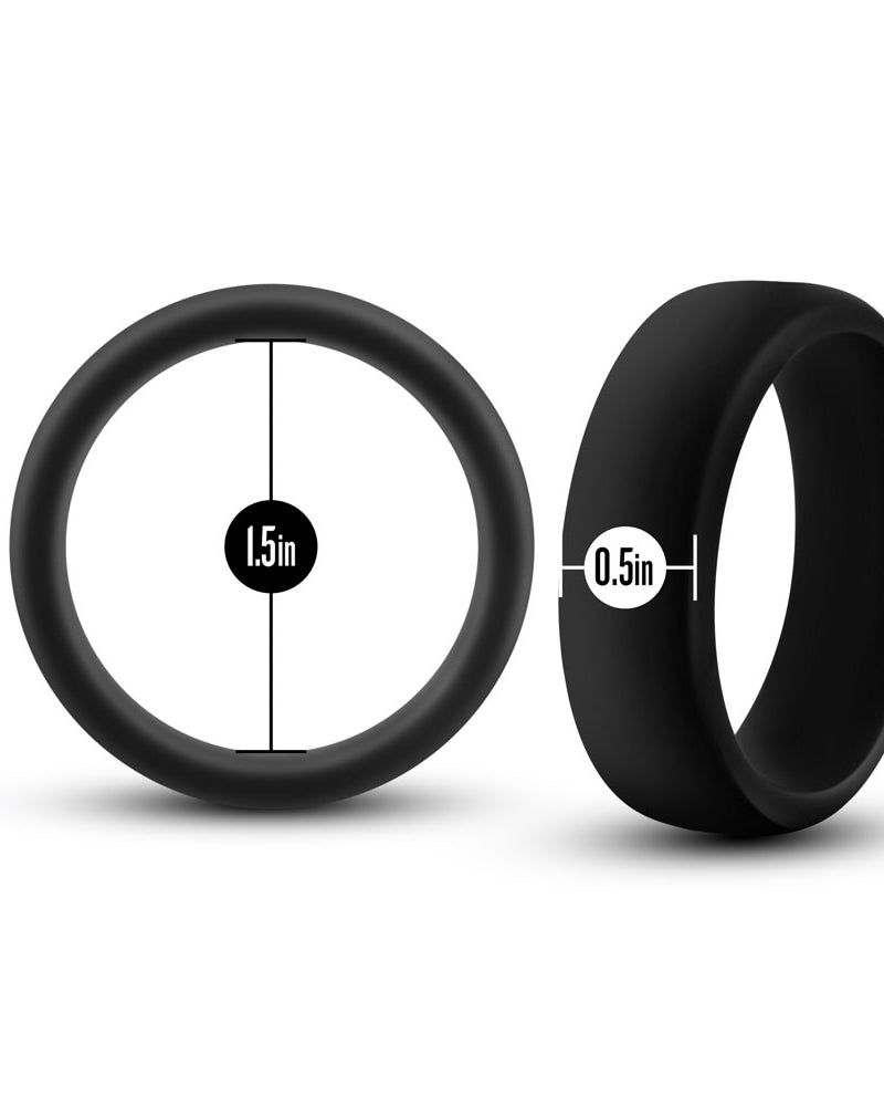 Performance - Silicone Go Pro Cock Ring - Black