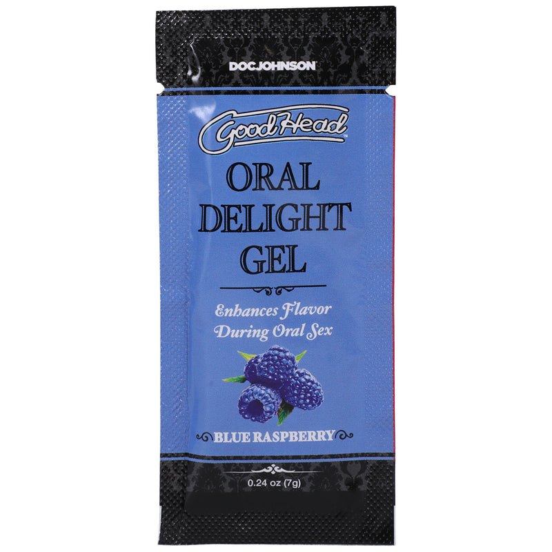 "Goodhead - Oral Delight Gel - Blue Raspberry - 0.24 Oz DJ1387-26-BU"