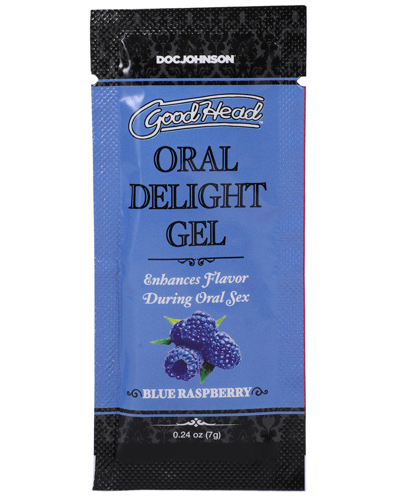 "Goodhead - Oral Delight Gel - Blue Raspberry - 0.24 Oz DJ1387-26-BU"