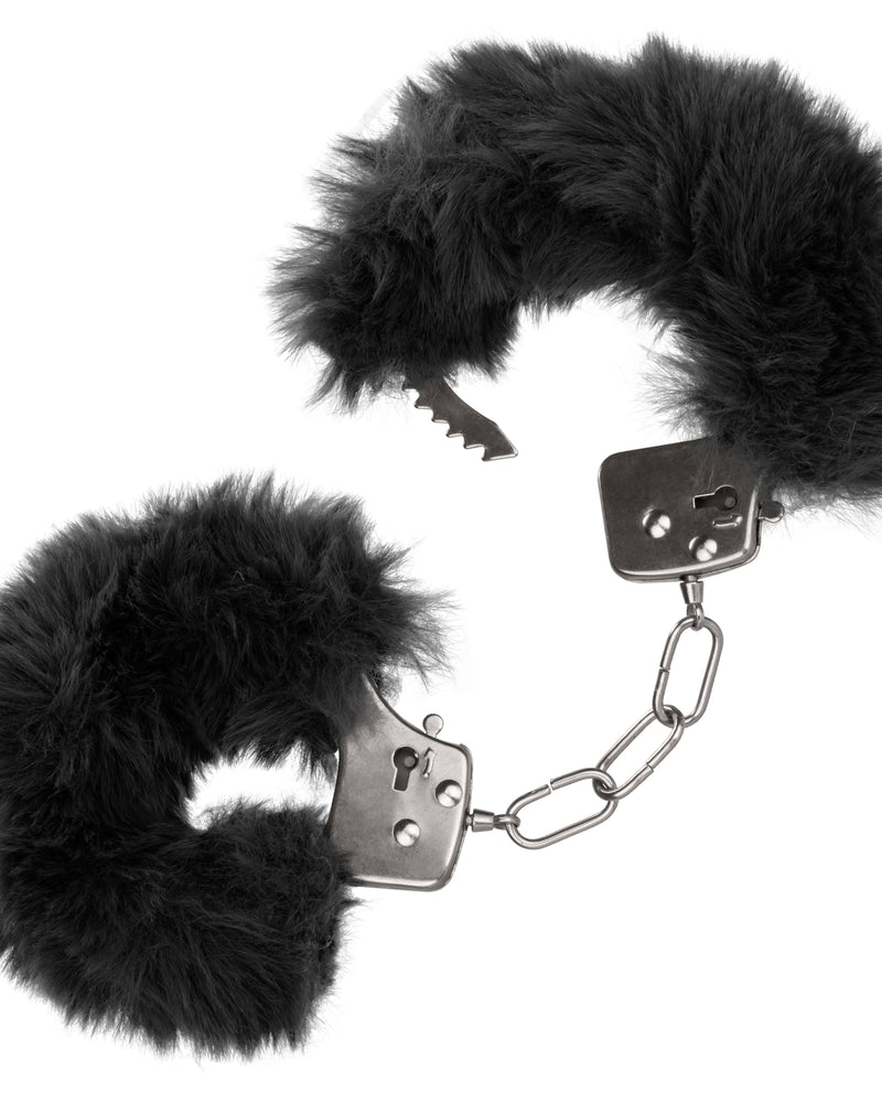 Ultra Fluffy Furry Cuffs - Black