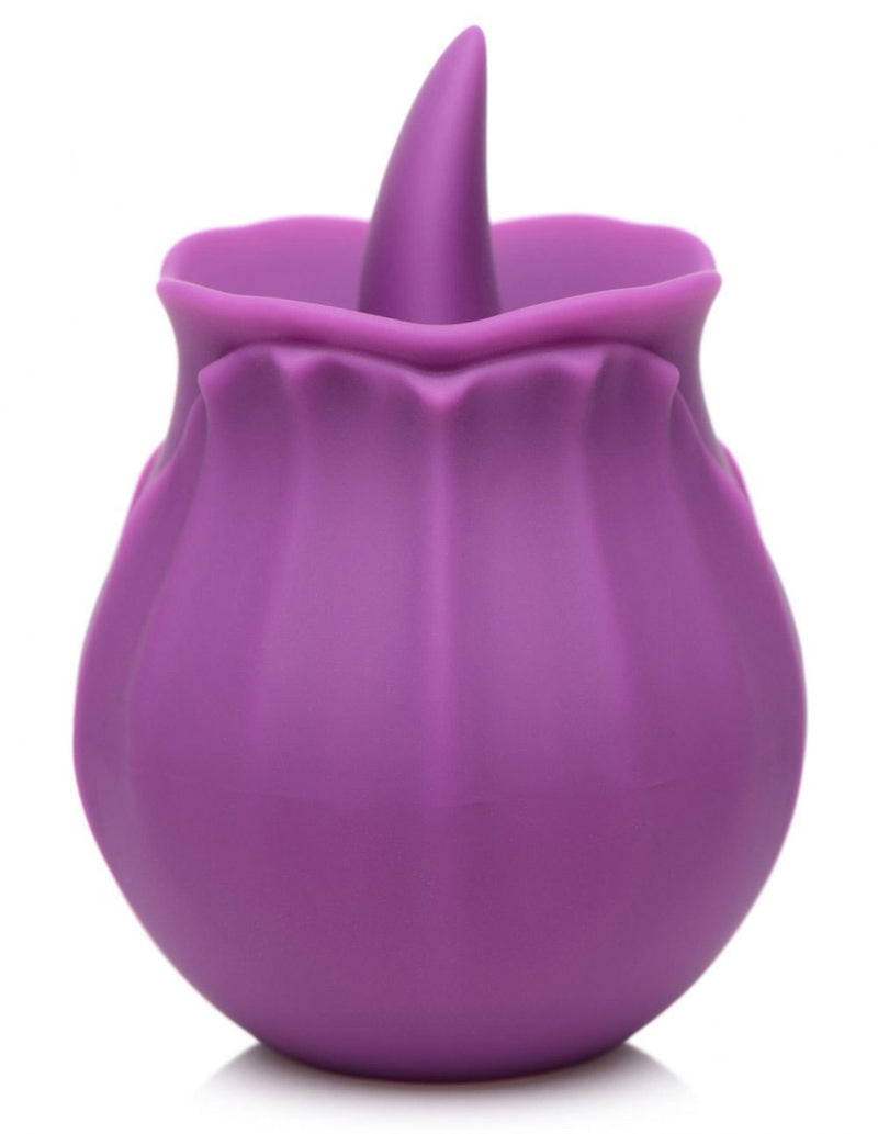 "Inmi - Bloomgasm Wild Violet Licking Silicone Stimulator - Violet INM-AG777"