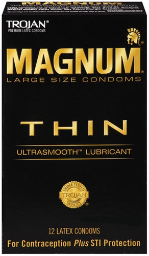 "Trojan Magnum Thin - 12 Pack TJ64614"