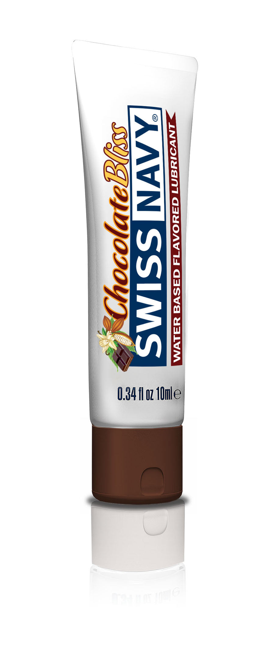 "Swiss Navy Chocolate Bliss Water-Based Lubricant 10ml MD-SNFCB10ML"