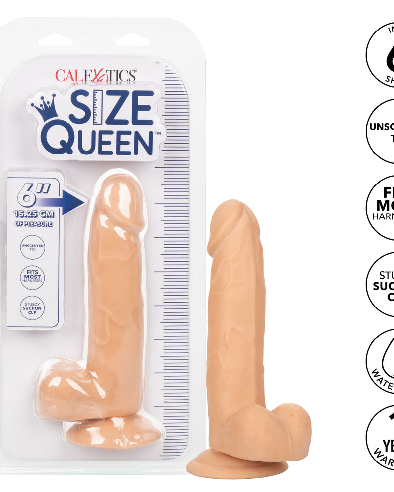 "Size Queen 6 inch/15.25 Cm - Ivory SE0260502"