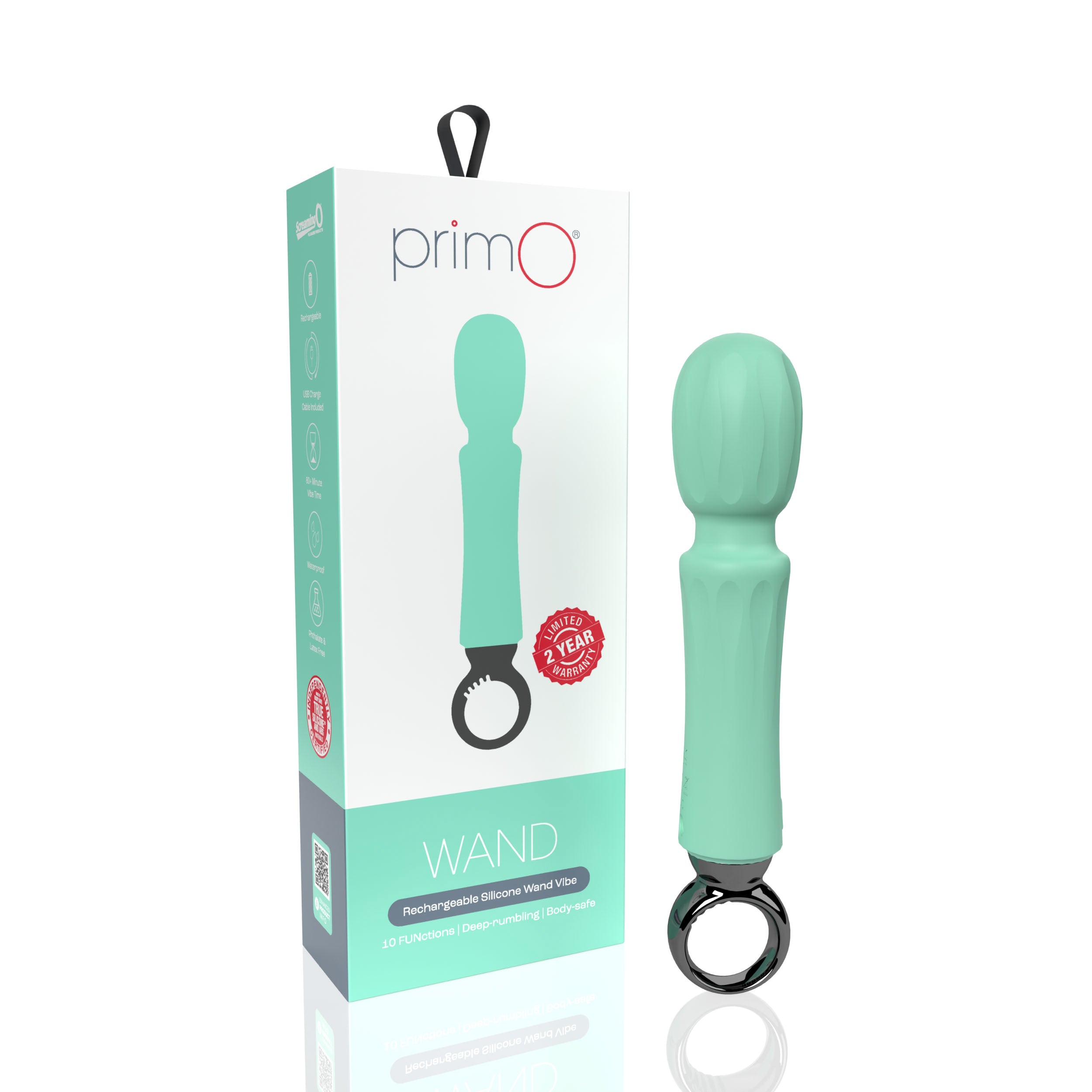 "Primo Wand Rechargeable Vibe - Kiwi AP1-KW"