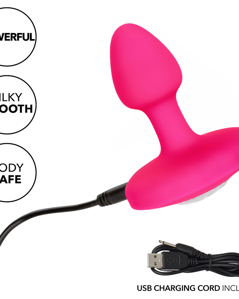 "Cheeky Gems - Small Rechargeable Vibrating Probe - Vibrating Probe - Pink SE0443053"