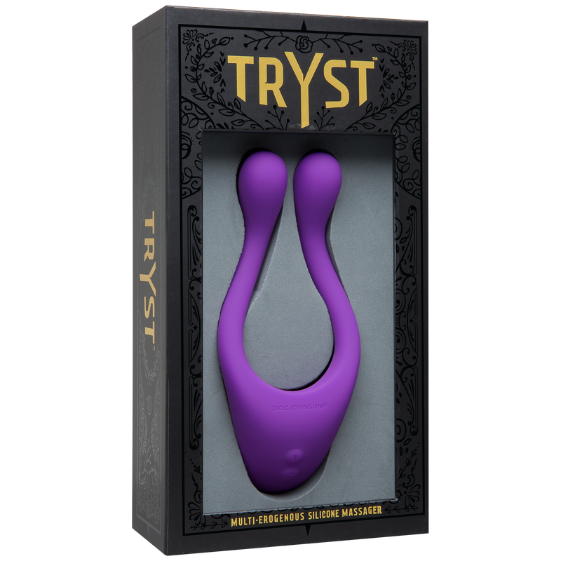 Tryst Multi Erogenous Zone Silicone Massager - Purple