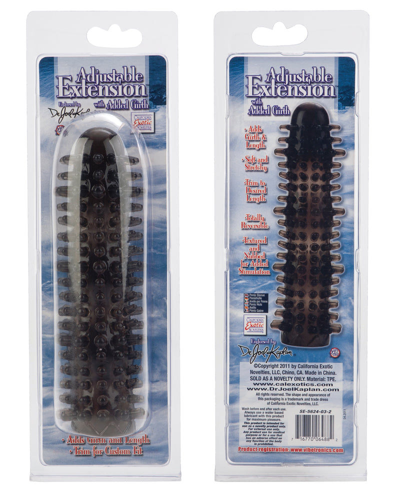 "Dr. Joel Kaplan - Adjustable Extension With Added Girth - Smoke SE5624032"
