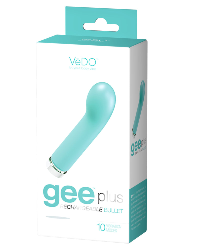 "Gee Plus Rechargeable Mini Vibe - Tease Me Turquoise VI-M0601"