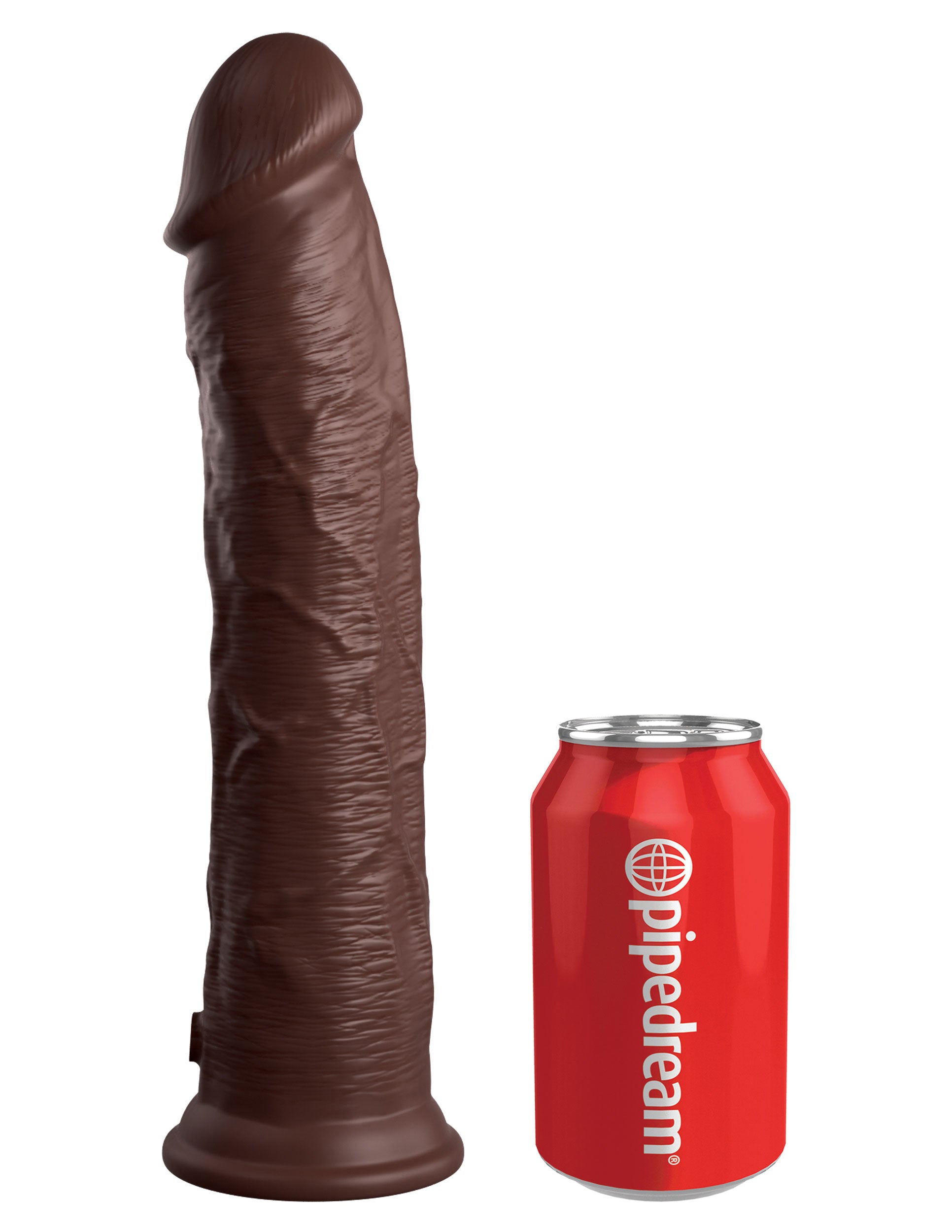 "King Cock Elite 11 Inch Silicone Dual Density Cock - Brown PD5775-29"