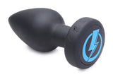 E-Stim and Vibrating Anal Plug - Black