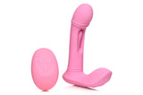 Flickers G-Flick Flicking G-Spot Vibrator With Remote - Pink