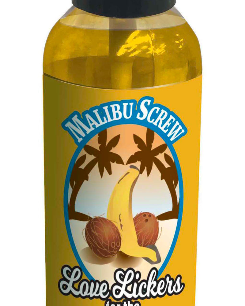 "Love Lickers Massage Oil - Malibu Screw - 1.76 Fl. Oz. LG-BT015"