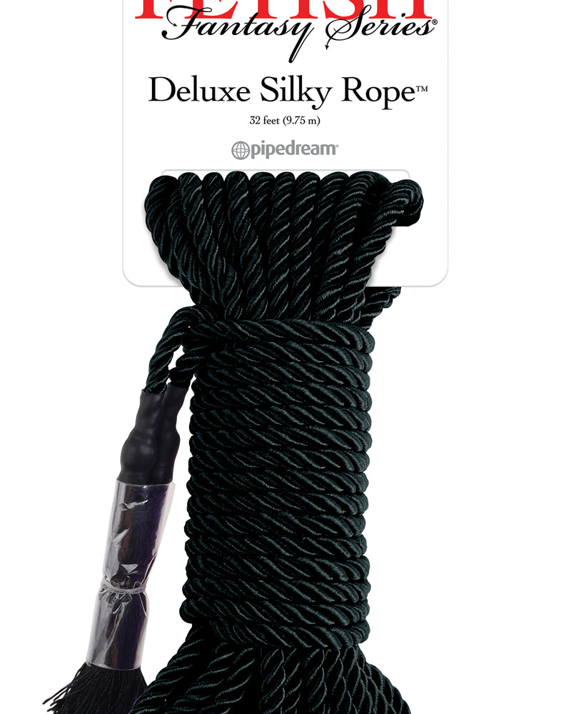 "Fetish Fantasy Series Deluxe Silky Rope - Black PD3865-23"