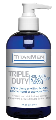 "Titanmen Triple Duty Fist, Fuck and Jack Off Cream - Bulk - 8 Fl. Oz. DJ3900-07-BU"