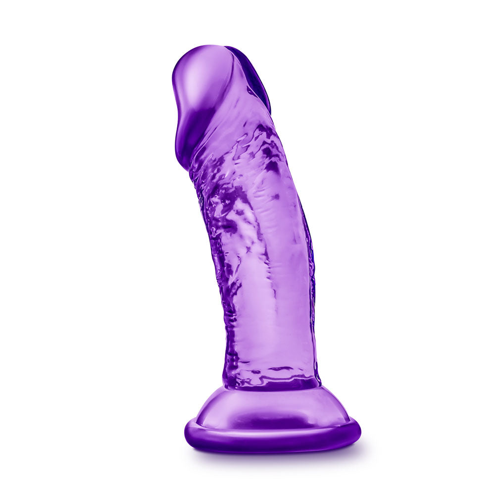 "B Yours - Sweet n' Small 4 Inch Dildo With Suction Cup - Purple BL-13621"