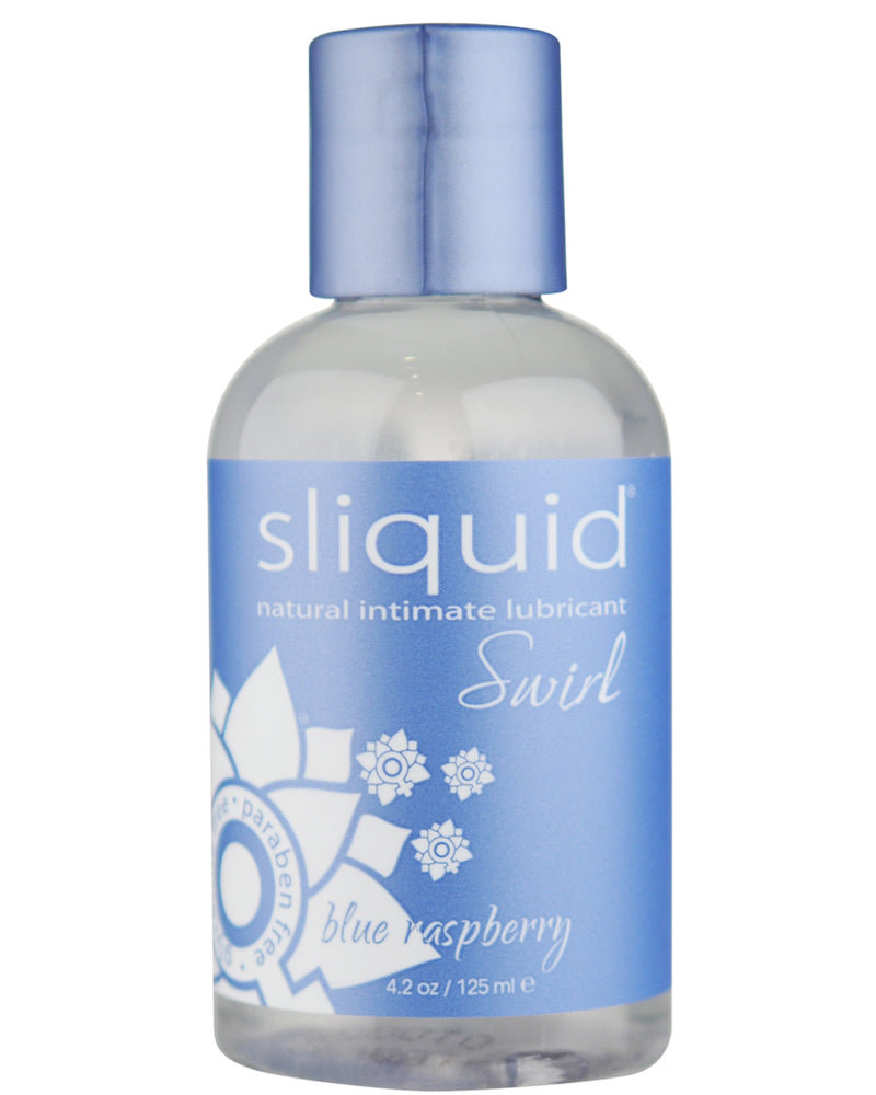 "Naturals Swirl - Blue Raspberry - 4.2 Fl. Oz. (124 ml) SLIQ010"