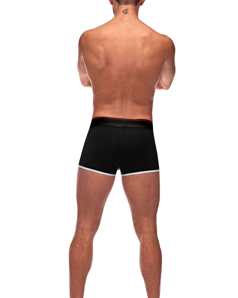 "Retro Sport Panel Short - Small - Black/ Red MP-155265BRSL"