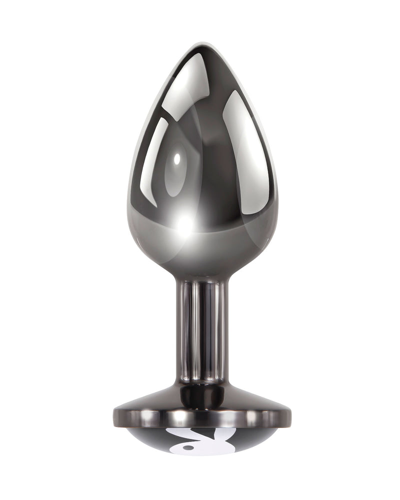 Playboy Pleasure - Tux - Small - Butt Plug - Hematite