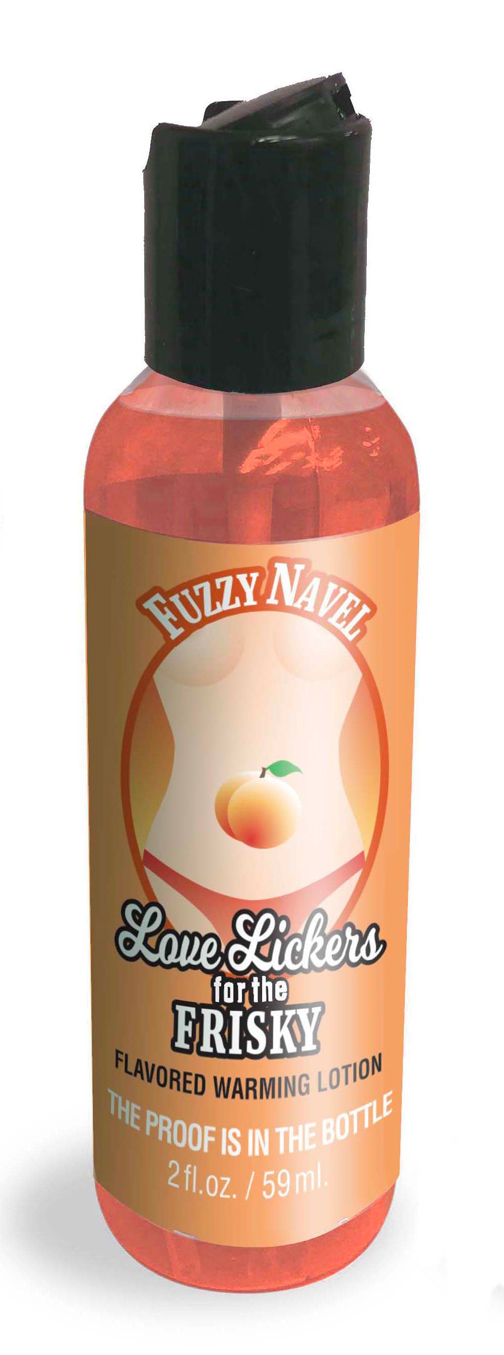 "Love Lickers Massage Oil - Fuzzy Navel - 1.76 Fl. Oz. LG-BT014"