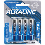 "Doc Johnson Alkaline Batteries - AA - 4 Pack DJ0399-08"