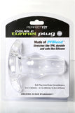 Double Tunnel Plug Medium - Clear