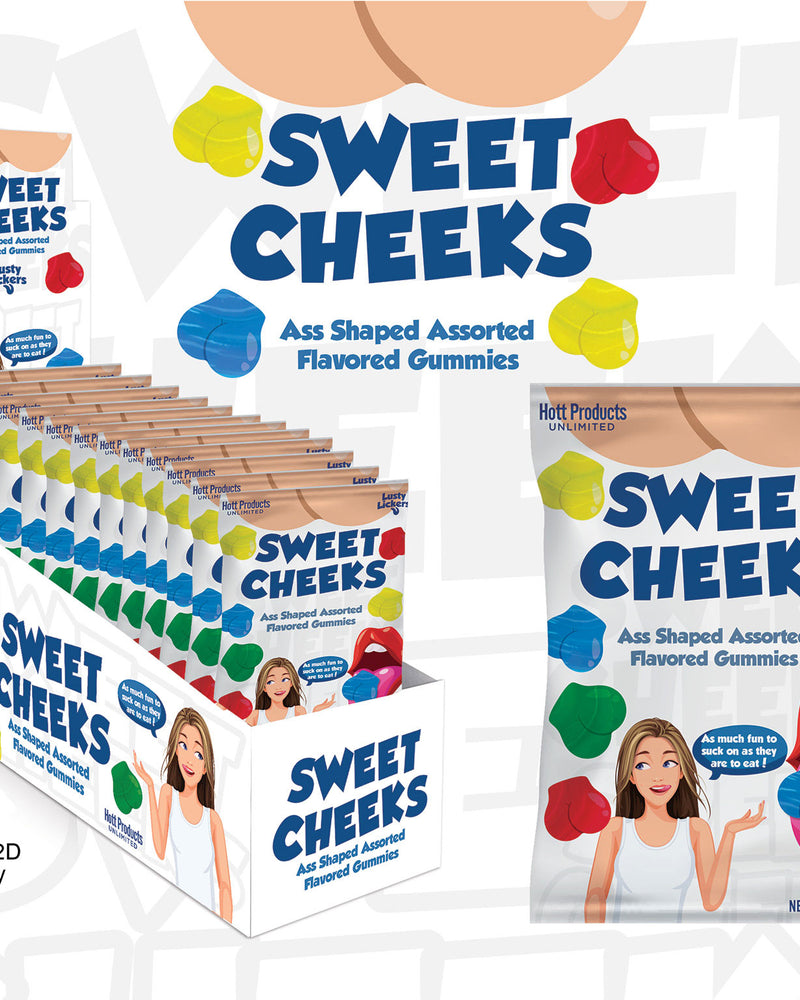 Sweet Cheeks Gummies - Ass Shaped Gummies - Assorted Flavors