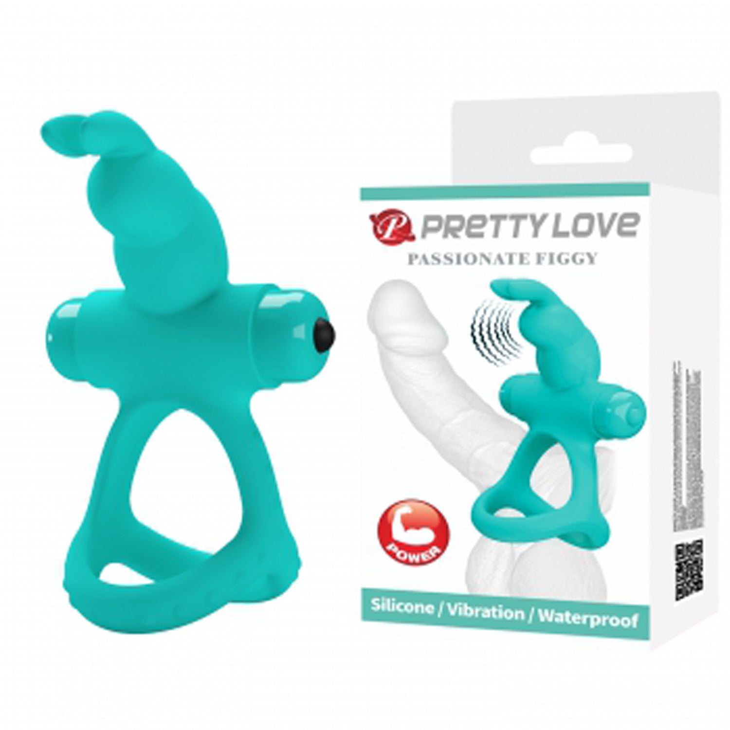 Passionate Figgy Penis Ring - Turquoise