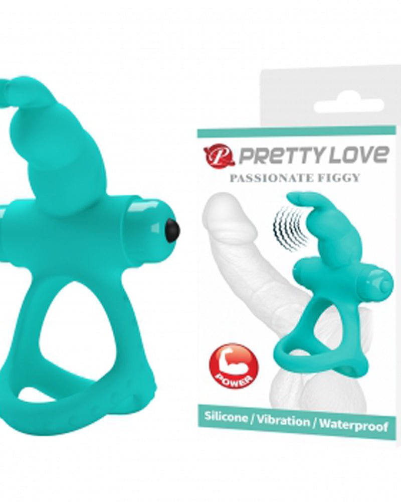 Passionate Figgy Penis Ring - Turquoise