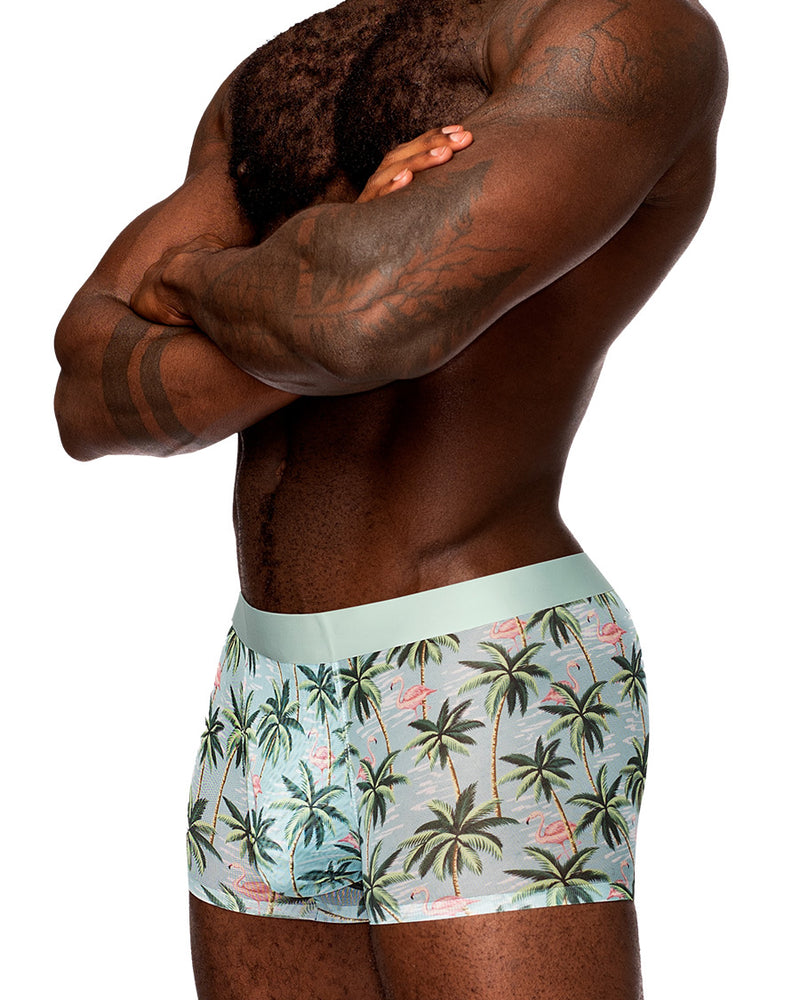 Sheer Prints - Seamless Sheer Short - Medium - Flamingo