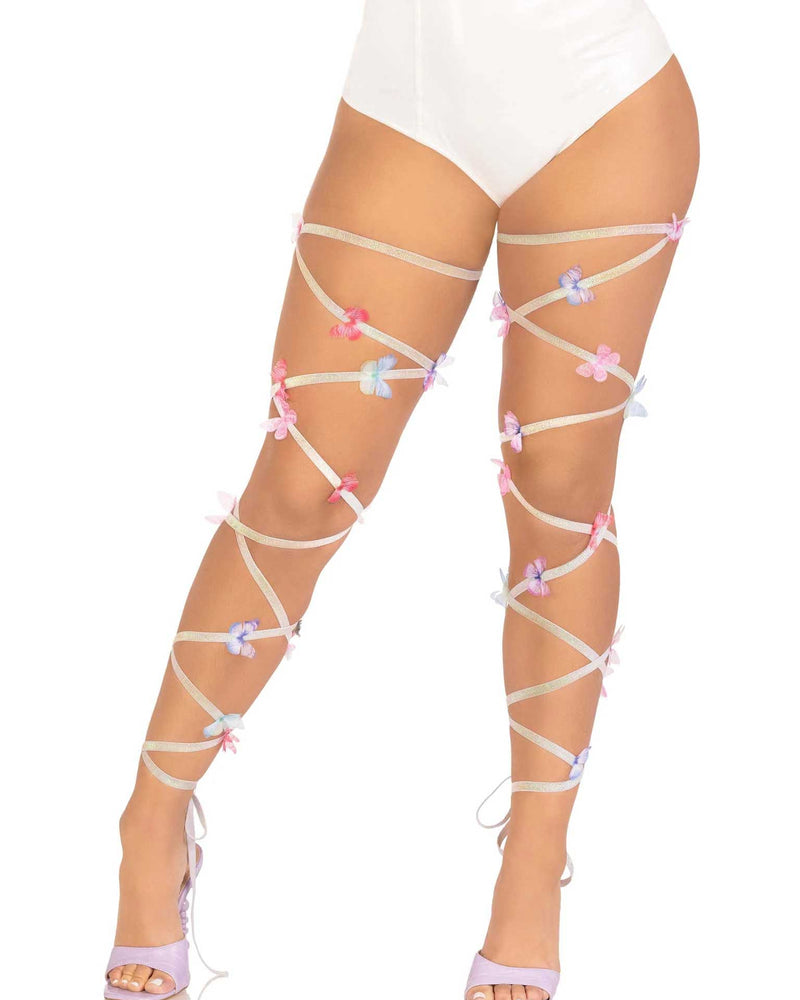 Butterfly Leg Wraps - One Size - Multicolor