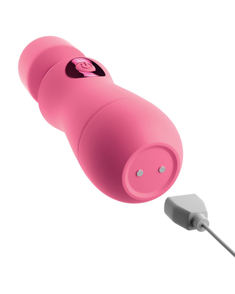 "Omg! Wands Enjoy Rechargeable Vibrating Wand - Pink PD1785-11"